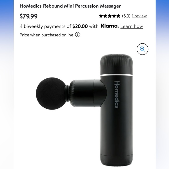 HoMedics Rebound Mini Percussion Massager - Picture 2 of 5